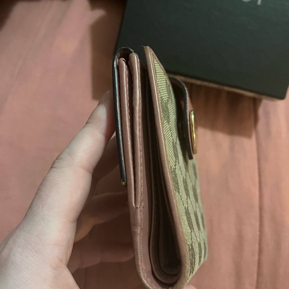 Gucci canvas wallet pink leather heart with box - Picture 15 of 16